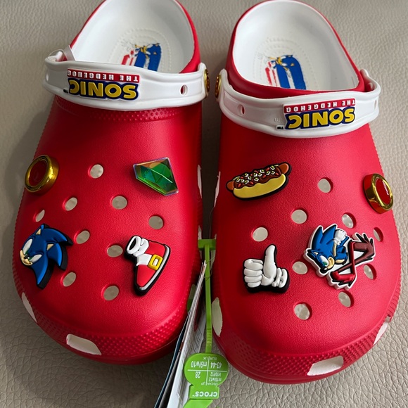NWT - Crocs Sonic The Hedgehog Classic Clog - EU 43/M10W12 - Picture 2 of 10